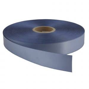 Plain Satin Ribbon - Pewter